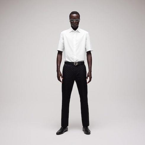 GG cotton poplin shirt