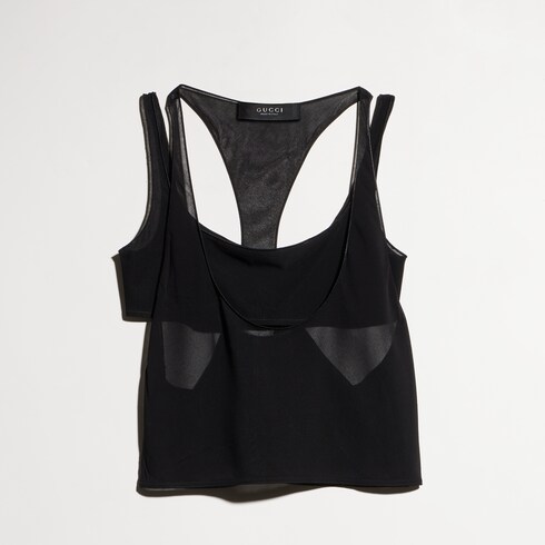 Set bralette in jersey crêpe leggero