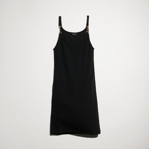 Robe en jersey de crêpe de viscose avec Horsebit