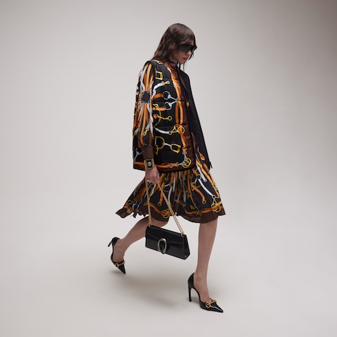 Veste réversible en twill de soie matelassé