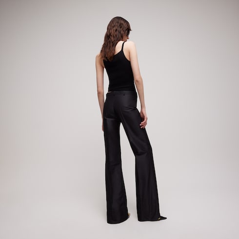 Viscose crêpe jersey top with Horsebit