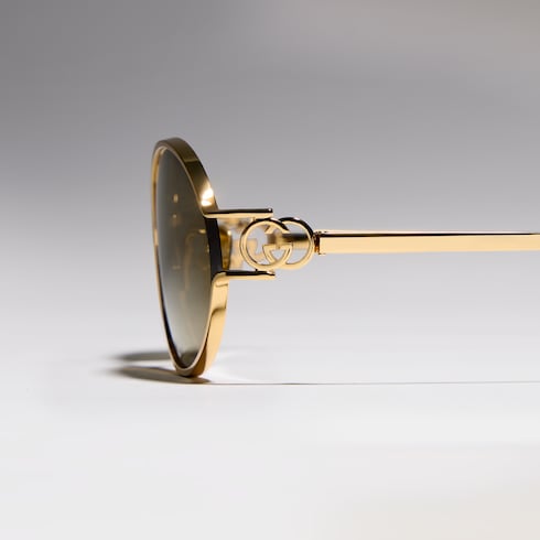 Rectangular-frame sunglasses