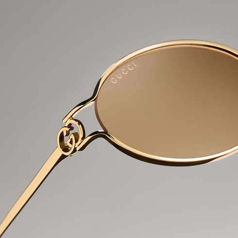 Rectangular-frame sunglasses