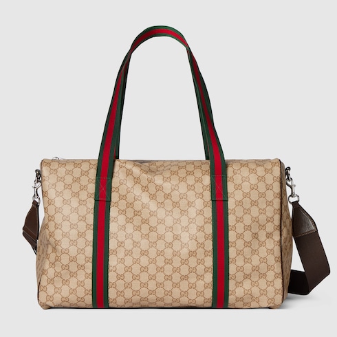 GUCCI ウェブ ストライプ付き ミディアム ダッフルバッグ