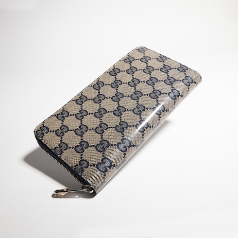 Gucci x Ando Cloisonné zip around wallet