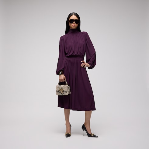 Gucci Siena python small top handle bag