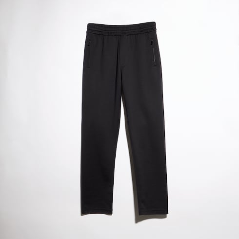 Pantalones deportivos de punto de algodón y seda