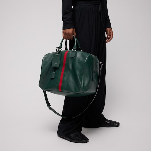 Web Trademark medium duffle bag