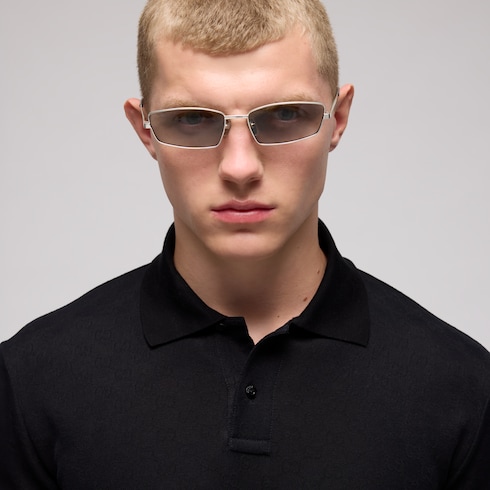 GG technical jersey jacquard polo shirt