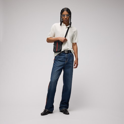 GG technical jersey jacquard polo shirt