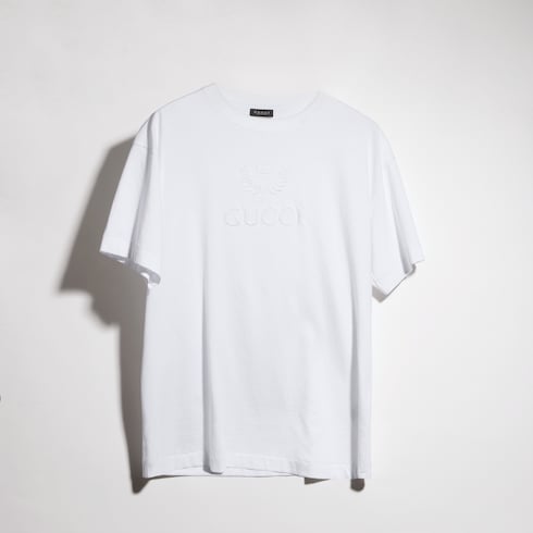 T-shirt en jersey de coton avec broderie