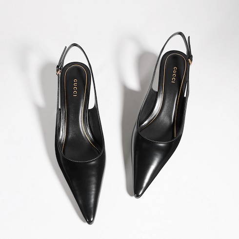 Zapato de salón con tacón descubierto Castello para mujer