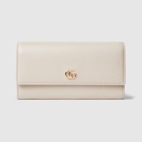 【GW特別価格】GUCCI ダブルG コンチネンタルウォレット 日本限定 ダブルG バイカラー コンチネンタルウォレット ・アイボリー