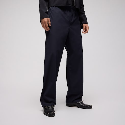 Pantalon en popeline de coton