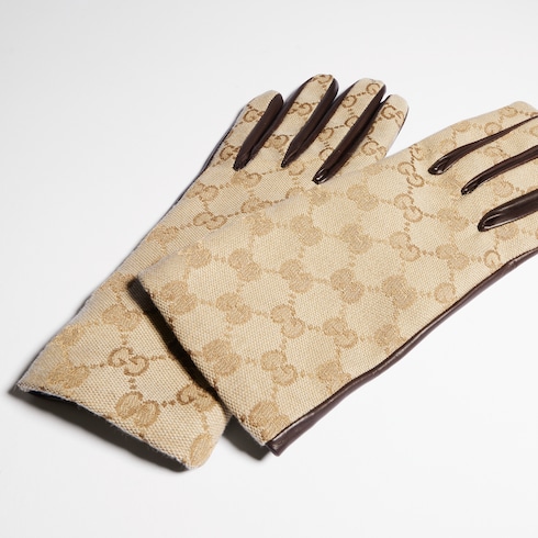 Gants en toile GG