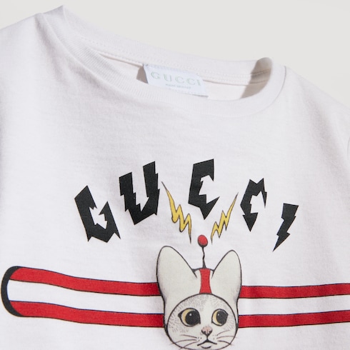 Kinder-T-Shirt aus Baumwolle mit Print