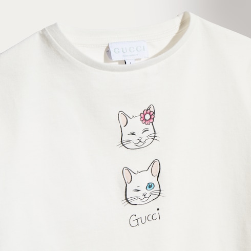 Kinder-T-Shirt aus Baumwolle mit Print