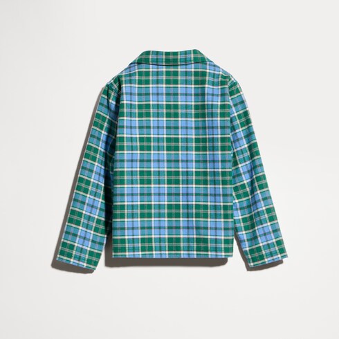 Children's cotton tartan shirt