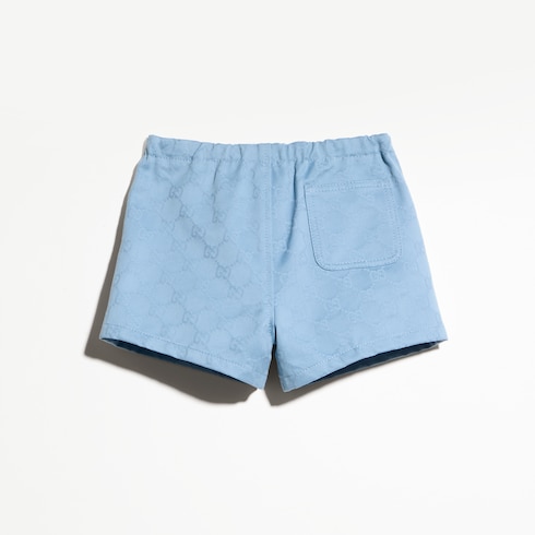 Shorts neonato in gabardina GG