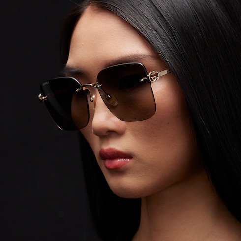Low nose bridge fit butterfly sunglasses