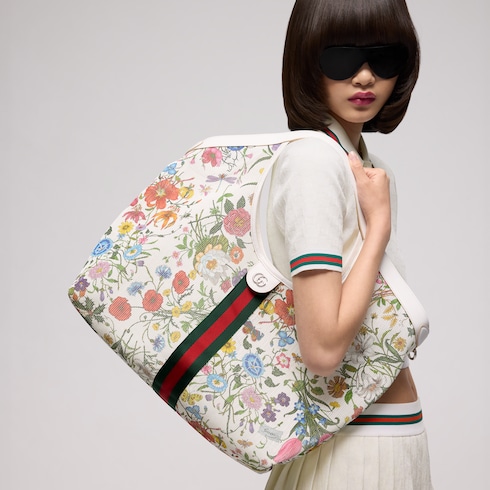 Großer Gucci Giglio Flora Shopper