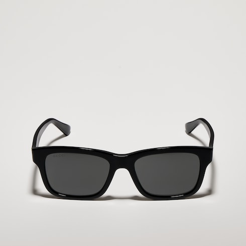 Rectangular-frame sunglasses