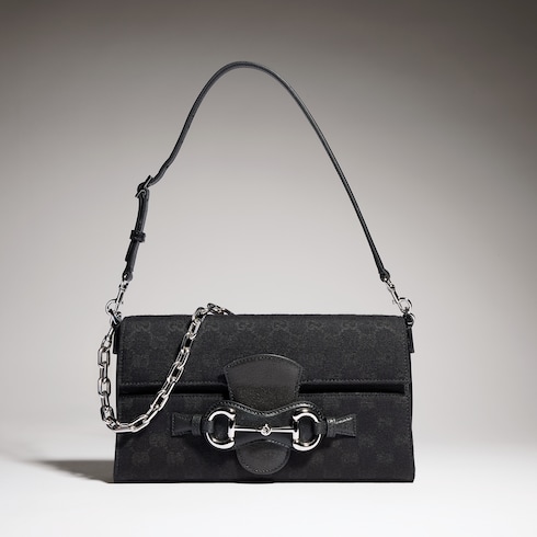 Mittelgroße Horsebit Ristretto Schultertasche