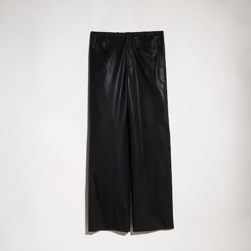 Pantalon en laine légère avec finition chintz