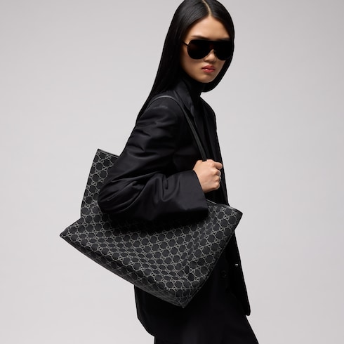 Gucci Tribeca系列大号托特包