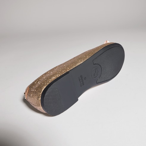 Children's ballet flat with Double G