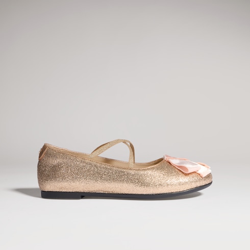 Children's ballet flat with Double G