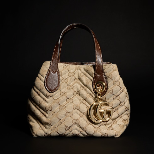 Borsa shopping GG Marmont misura piccola