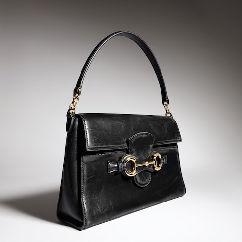 Medium top handle bag with Horsebit
