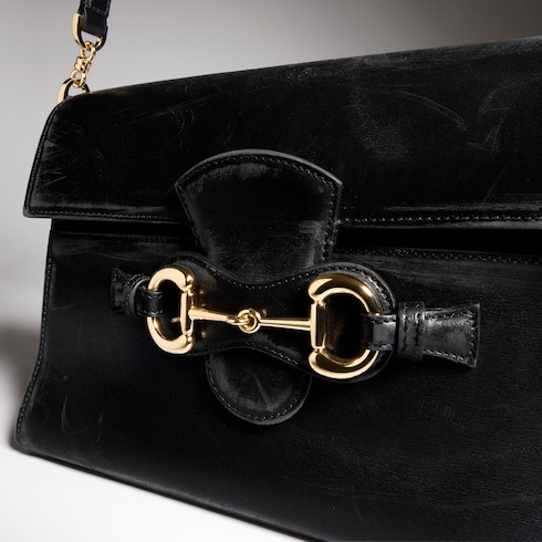Medium top handle bag with Horsebit