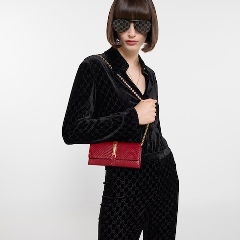 Portefeuille sur chaîne en python Gucci Jackie