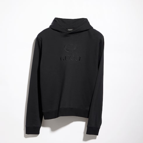 Sweat-shirt en jersey de cachemire avec broderie