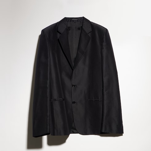 Fine silk faille jacket