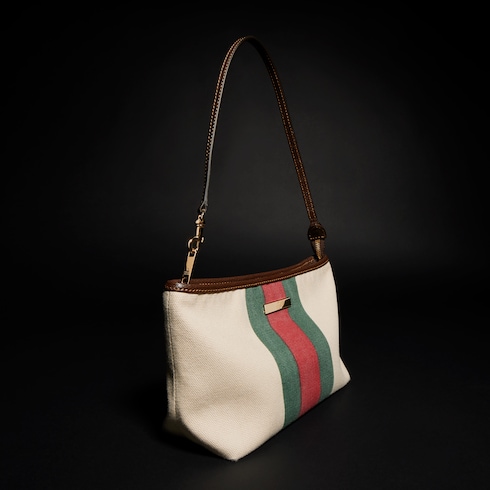 Kleine Pouch mit Riemen und Web