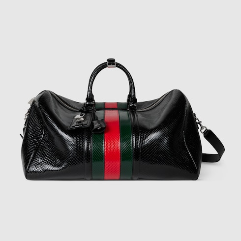 GUCCI 〔ウェブトレードマーク〕パイソン ミディアム ダッフルバッグ