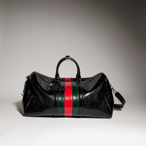 Web Trademark python medium duffle bag