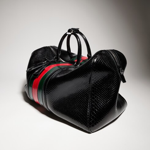 Web Trademark python medium duffle bag