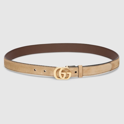 GUCCI 〔カット GGエンブレム〕スリムベルト