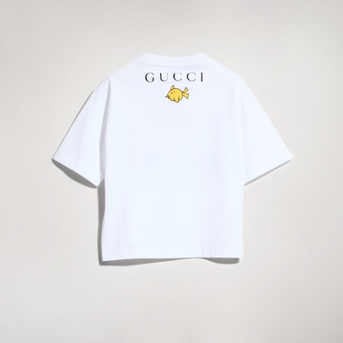 تي شيرت من القطن بطبعة للأطفال