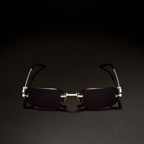 Lunettes de soleil rectangulaires