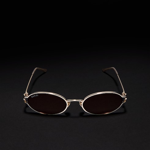 Rectangular-frame sunglasses