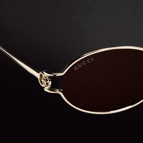 Rectangular-frame sunglasses