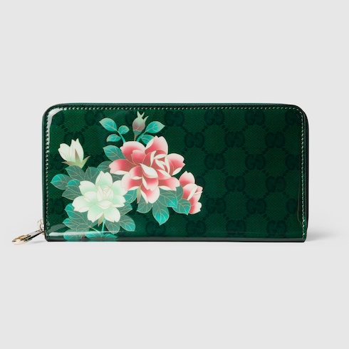 Gucci x 安藤七宝店 日本限定 ジップアラウンドウォレット ・グリーン