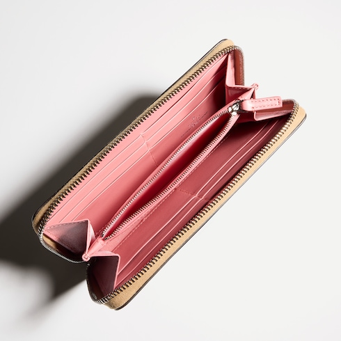 Gucci x Ando Cloisonné zip around wallet