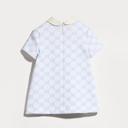Vestido de punto de algodón bordado para bebé