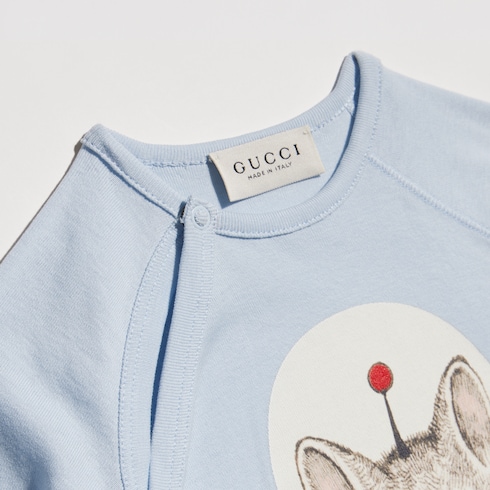 Baby-Geschenkset aus gerippter Baumwolle mit Print
